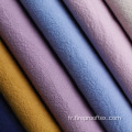 Tissu de lin en coton de couleur solide 100% coton à 100% coton